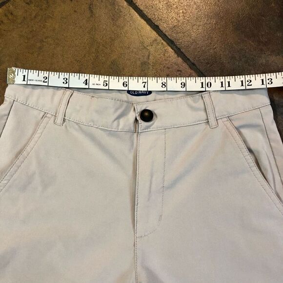 Old Navy Boys Khaki Adjustable Shorts Size 12 - Picture 2 of 11